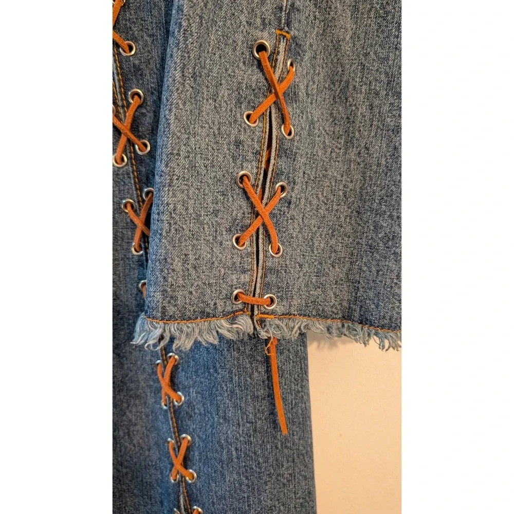 Ethyl longline denim
